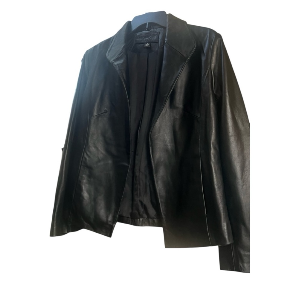 NWT Women’s Black Faux Leather Jacket